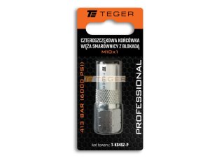 Końcówka smarownicy 4 szczękowa 413 BAR T-KS4SZ-P