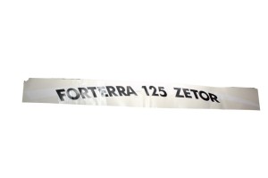 Napis boczny Forterra 125  Lewy
