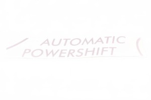 Napis  Automatic Powershift Lewy