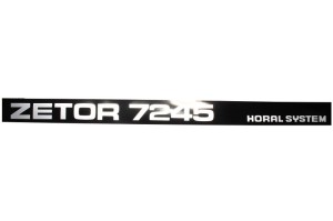 Napis boczny LEWY ZETOR 7245 horal system