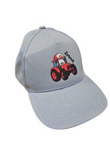 Czapka dziecięca z daszkiem niebieska