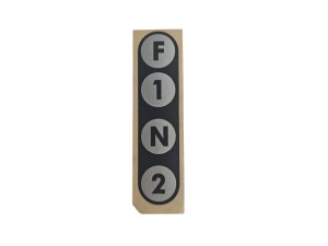 Naklejka szybkozłączy hydraulicznych F1N2