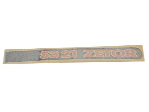 Napis PRAWY Zetor 5321