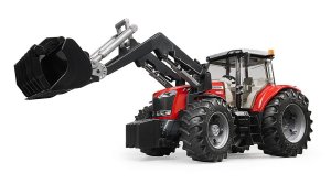 Traktor Massey Ferguson 7600 z ładowaczem