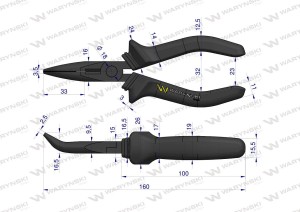 WMP009-szczypce-wydluzone-wygiete-160-mm-warynski