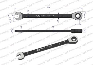 WMK046-klucz-plasko-oczkowy-7-mm-z-grzechotka-warynski