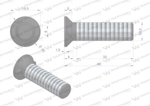 Śruba-dwunoskowa-M12x40-12.9-łebek-fi-19mm-Waryńsk