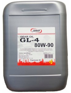 Olej przekładniowy JASOL GEAR GL-4 80W-90 20L