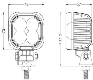 lampa-robocza-OSRAM-4LED-40-WAT