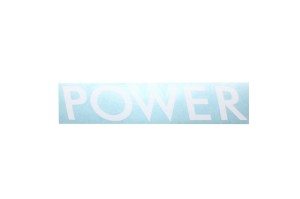 Napis boczny Prawy POWER