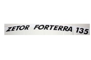 Napis FORTERRA 135 Lewy