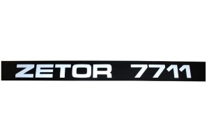 Napis boczny Zetor 7711 Prawy
