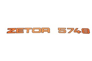Napis Zetor 5748
