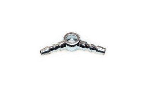 Łącznik podwójny przelotowy fi 8 mm przew.0,5 mm