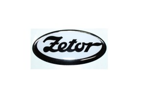 Znak ZETOR owalny przyklejany na maskę
