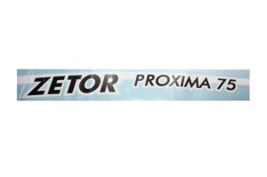 Napis Prawy ZETOR PROXIMA 75