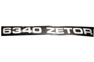 Napis boczny prawy Zetor 6340